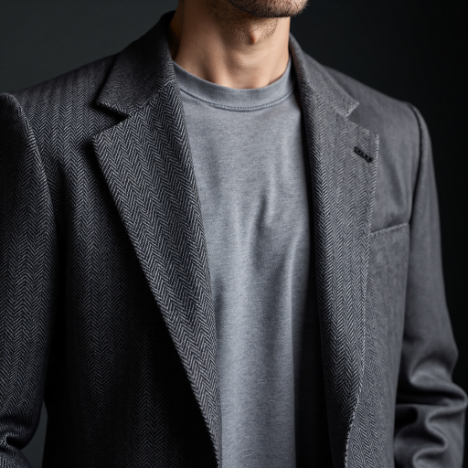 四十五岁左右男性头像，穿商务休闲装，灰色背景，市场营销专家形象